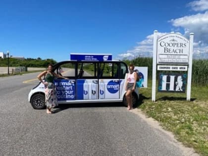 El gobierno local ofrece un servicio gratuito de transporte a la playa Coopers