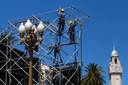 El Gobierno organizó un gran acto, con números musicales y discursos de Alberto Fernández, Cristina Kirchner y Lula da Silva