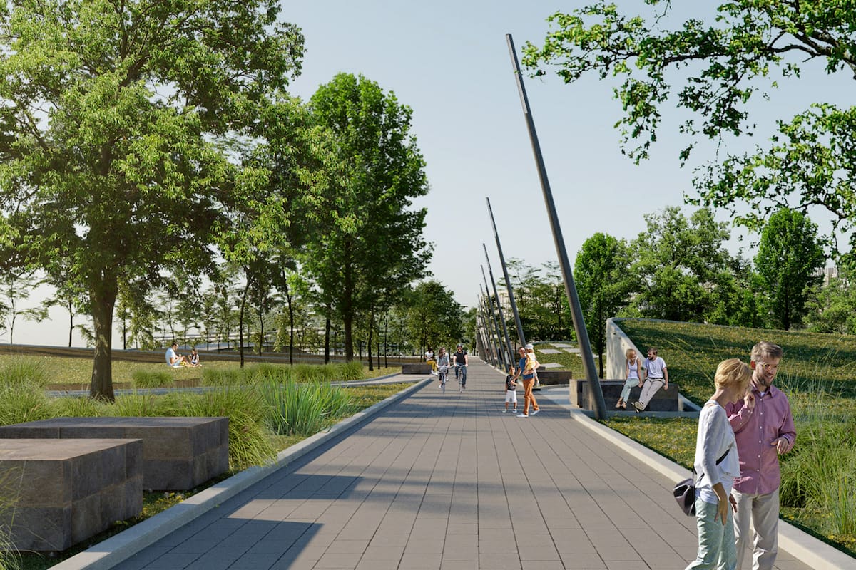 El gobierno porteño avanza con la construcción de un espacio público integrado a la Ciudad