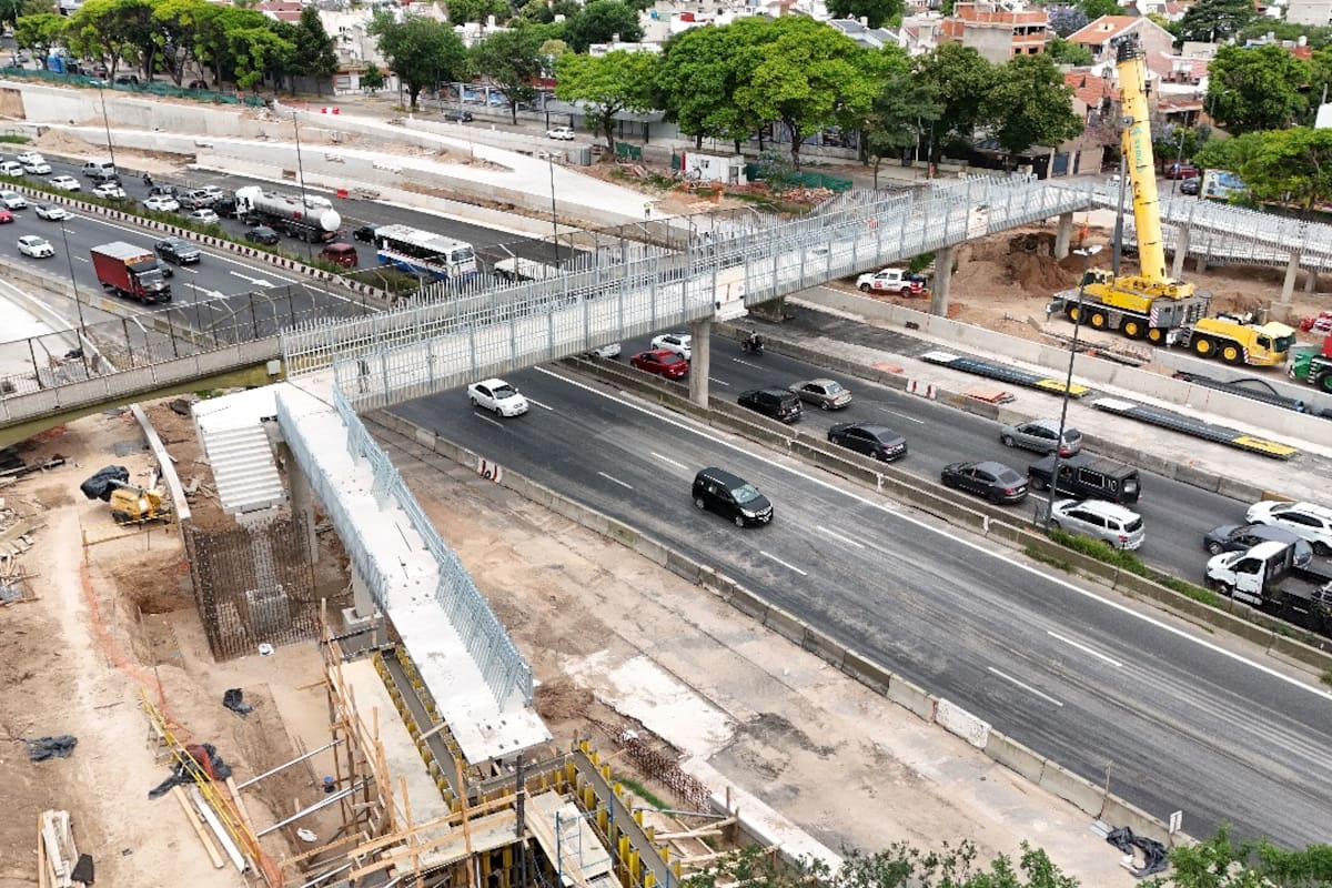 El gobierno porteño desarrolla el máster plan en la autopista Dellepiane