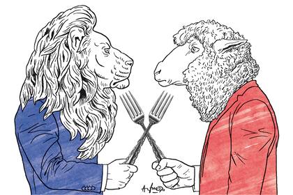 El gobierno y la oposición