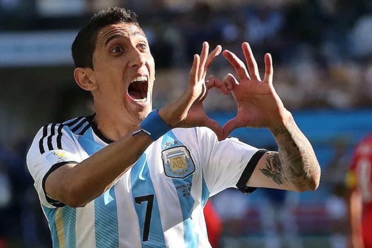 El gol de Di María quedó en la historia de la selección argentina (Foto: X)