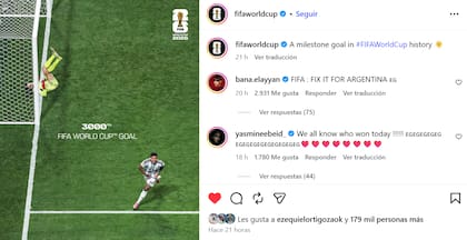 El gol de Enzo se convirtió en el número 3000 de la competición