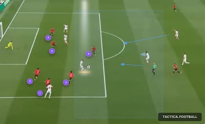 El gol de Irán, con seis jugadores de Egipto dentro de su área pero con libertadores no sólo para el poseedor del balón, sino también para los que se suman desde la línea de volantes