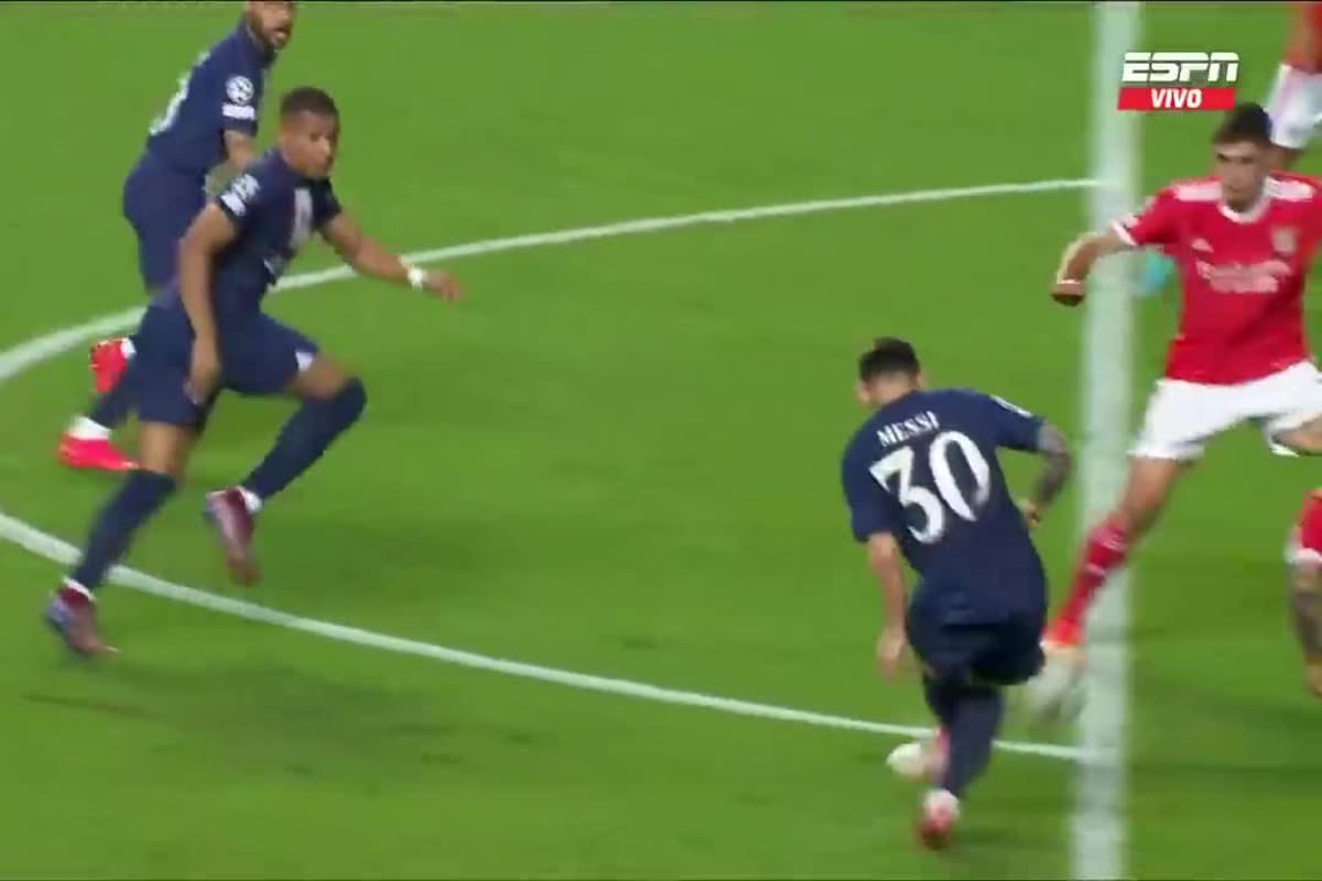 El gol de Lionel Messi a Benfica por Champions League (ESPN)