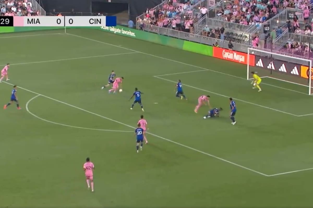 El gol de Luis Suárez para Inter Miami en el primer minuto del partido ante Cincinnati