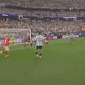 Así fue el primer gol de Lionel Messi contra Austria desde la cámara del árbitro