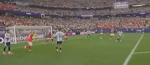 Así fue el primer gol de Lionel Messi contra Austria desde la cámara del árbitro