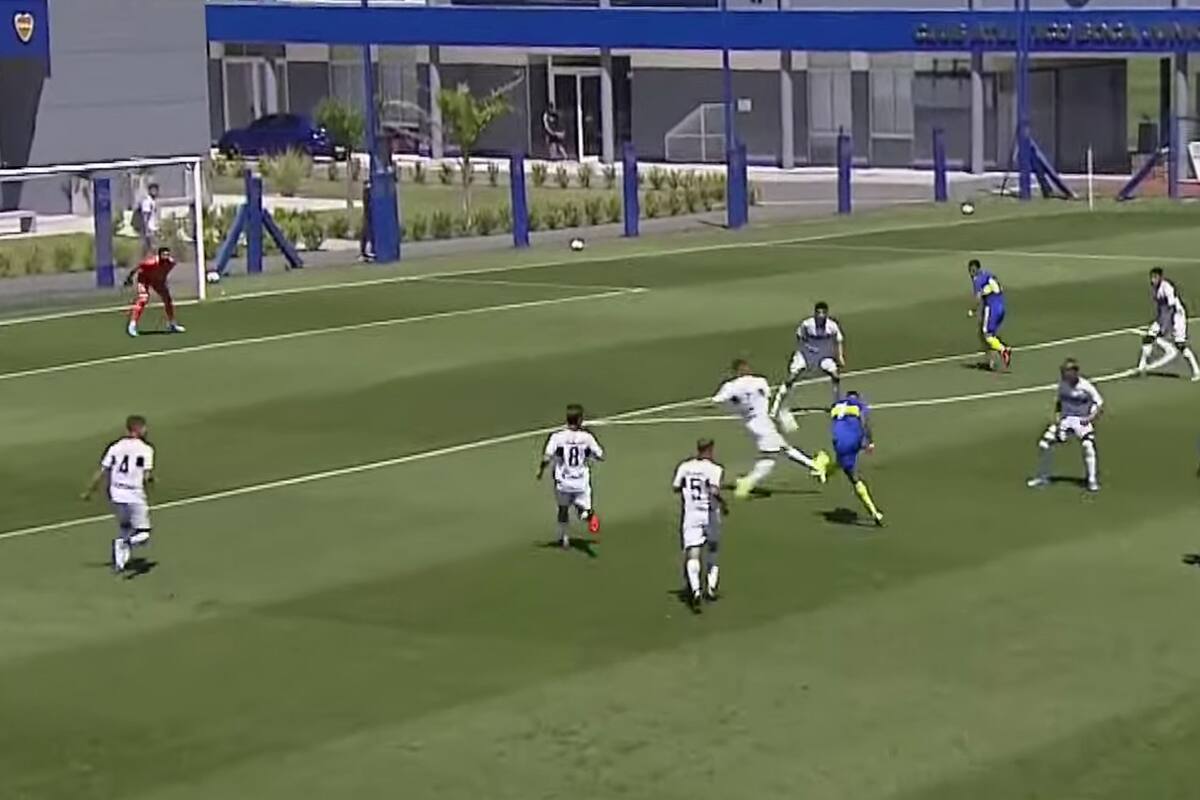 El gol de Sebastián villa, en la reserva, ante Gimnasia