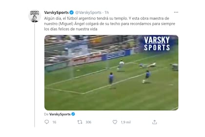 El gol del siglo se celebró en las redes sociales