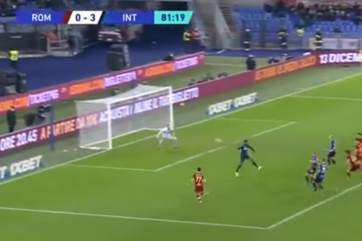 El gol fantasma de Roma