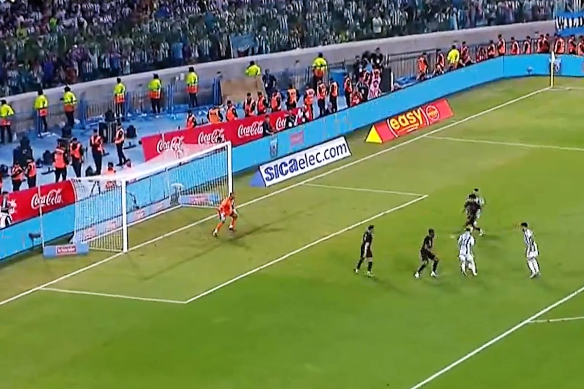 El gol N° 100 de Messi, ante Curazao