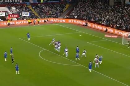 El golazo de Enzo Fernández, que marcó el 3 a 0 de Chelsea ante Aston Villa en la FA Cup