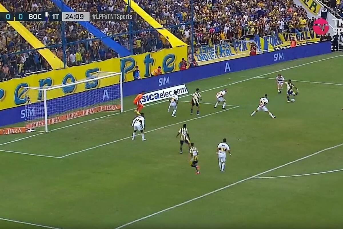 El golazo de Giaccone que puso en ventaja a Rosario Central ante Boca en Arroyito