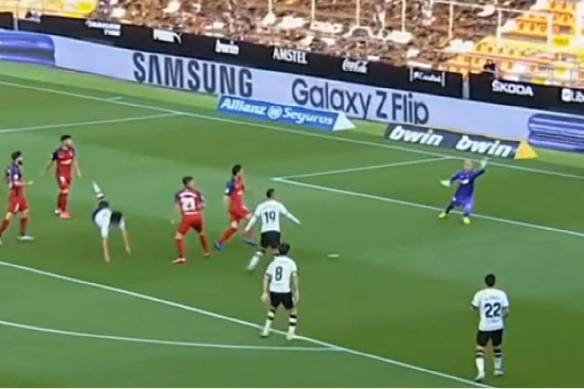 El golazo de Guedes, una de las perlas del fin de semana en la Liga