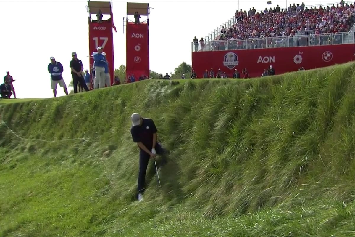 El golpe de Jordan Spieth en la Ryder Cup del que todos hablan