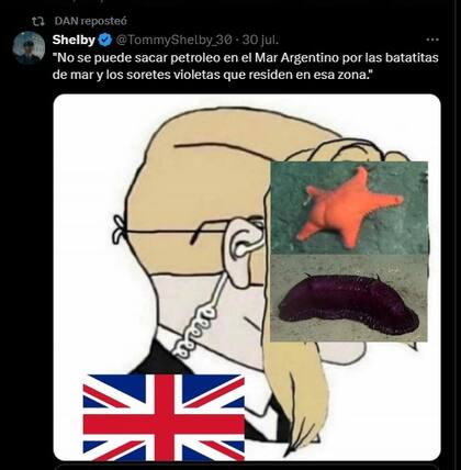 El "Gordo Dan" reposteó una serie de tuits acerca de la transmisión del Conicet