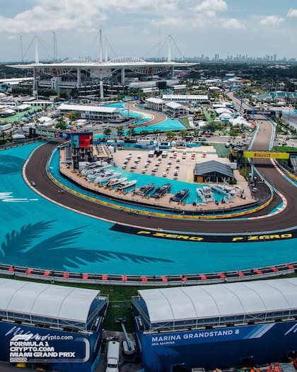 El GP de Miami estrenó una peculiar playa artificial en un par de curvas del circuito de Fórmula 1.