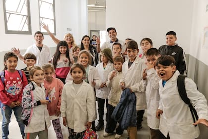 El grado de nivelación del Isauro está dividido en dos grupos: los menores de 10 años van a uno y quienes tienen entre 11 y 13 años, van al otro