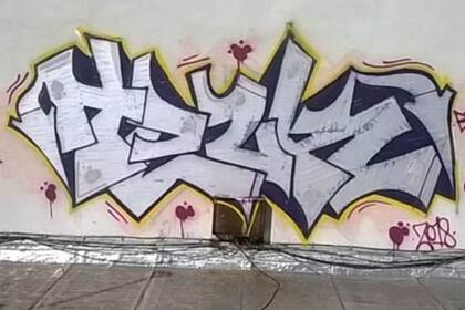 El graffiti que generó el trágico episodio