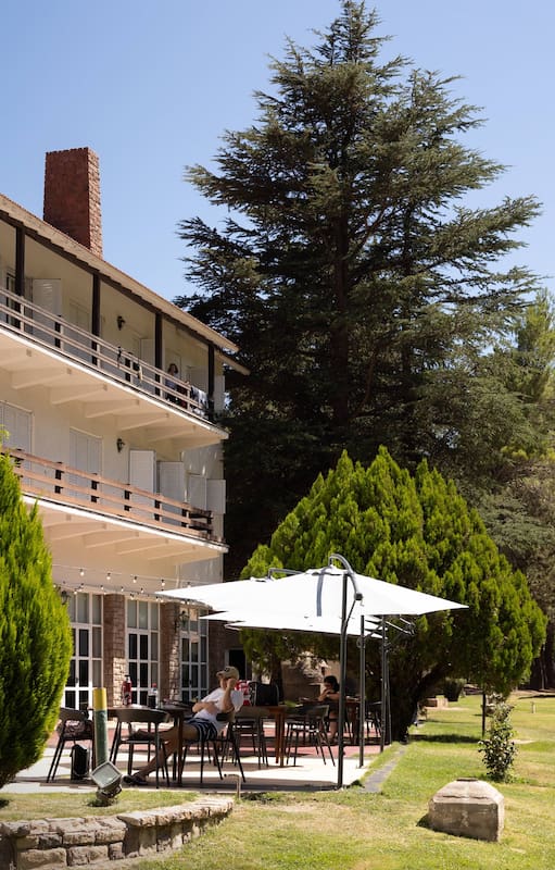 El Gran Hotel Uspallata es un clásico de la localidad.