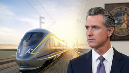 El gran proyecto de Gavin Newsom se enfrenta a un nuevo golpe: el tren de alta velocidad de California costaría casi cuatro veces más que lo presupuestado