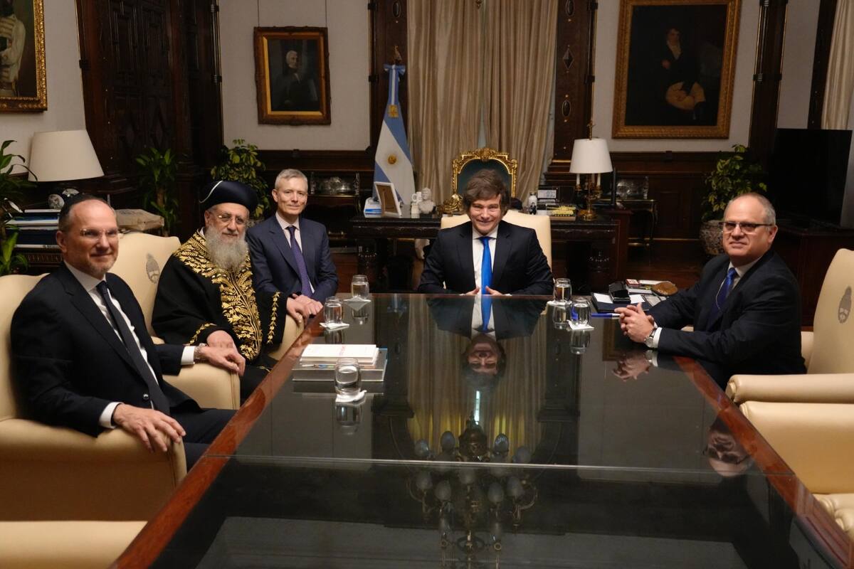El gran rabino David Yosef fue recibido por el presidente Javier Milei