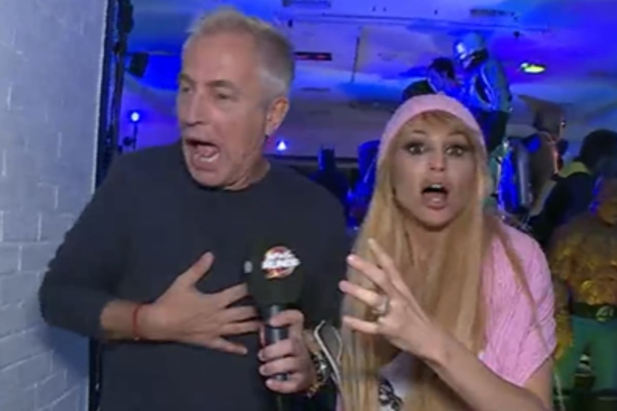 El gran susto de Marley y Vicky Xipolitakis (Foto: Captura de video)