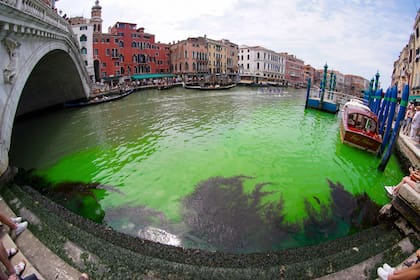 El Grand Canal de Venecia el domingo