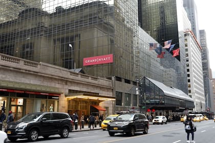 El Grand Hyatt New York, uno de los hoteles más grandes de la ciudad, está ubicado junto a la estación Grand Central, en la calle 42