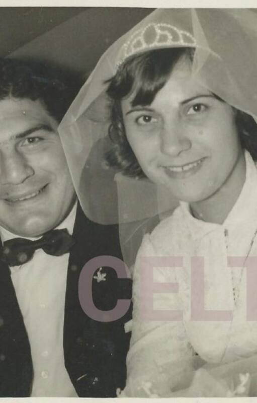 El gremialista Antonio Pedro Magaldi, secretario general de la CGT de San Nicolás, y su señora, Alicia Soulé