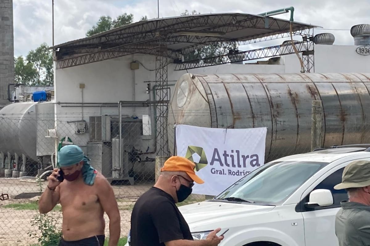 El gremio Atilra bloqueó la entrada de la fábrica Lácteos Mayol durante cinco días en marzo de 2021