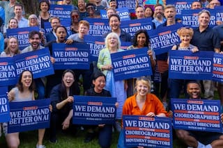 Los actores británicos, en pie de guerra contra la IA y la digitalización corporal