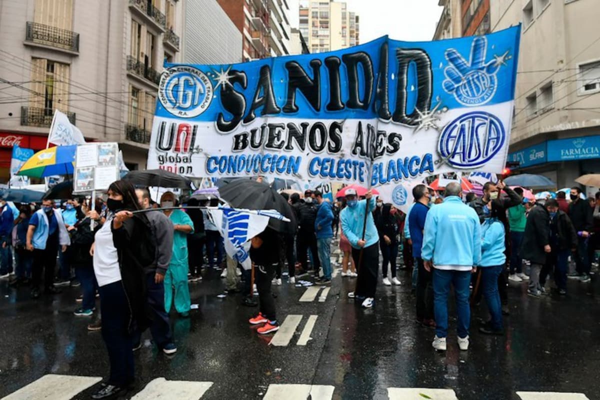 El gremio de la Sanidad está en conflicto en reclamo de aumento de salario