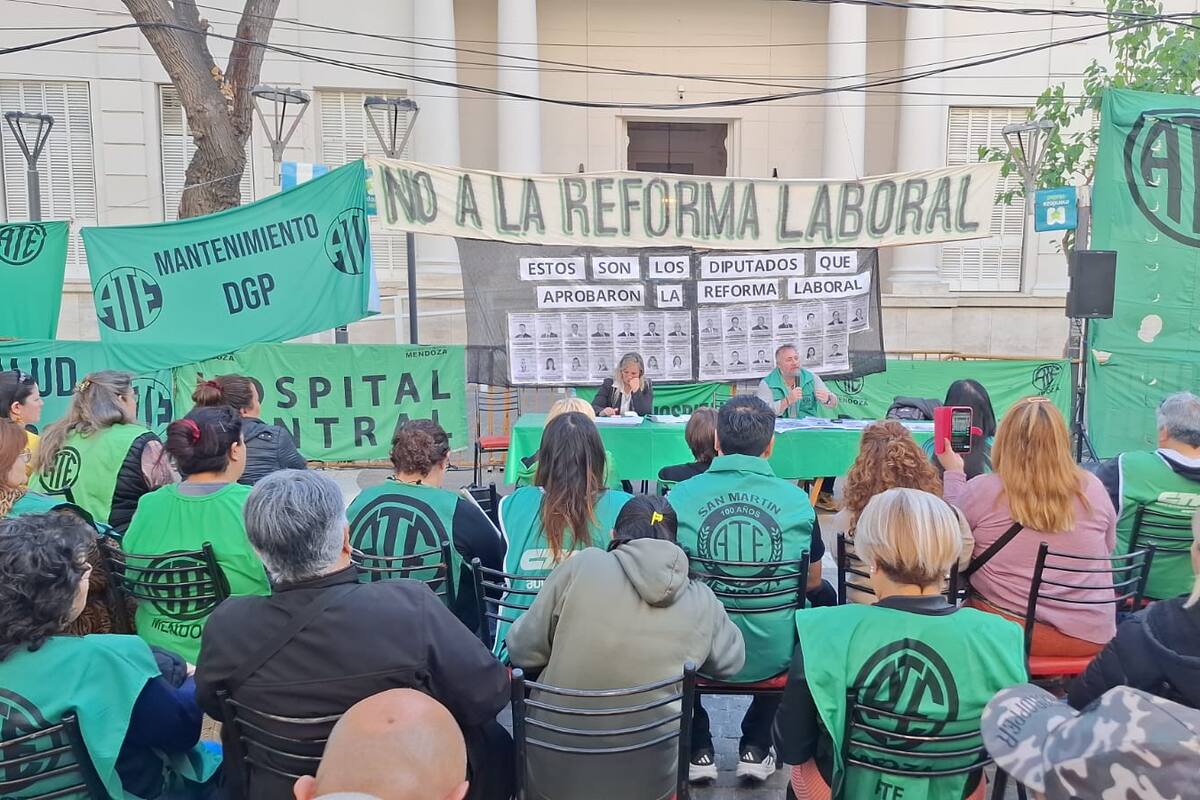 El gremio de trabajadores del Estado (ATE) es uno de los que más resisten la iniciativa del gobierno nacional