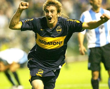Ricardo Noir debutó en Boca con un gol ante Racing