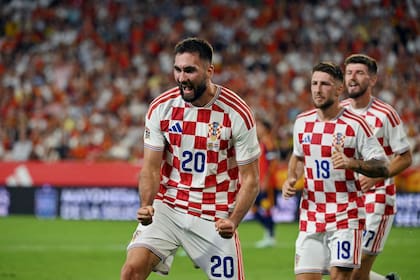 El grito de gol de Dion Beljo, que marcó el empate provisorio ante España