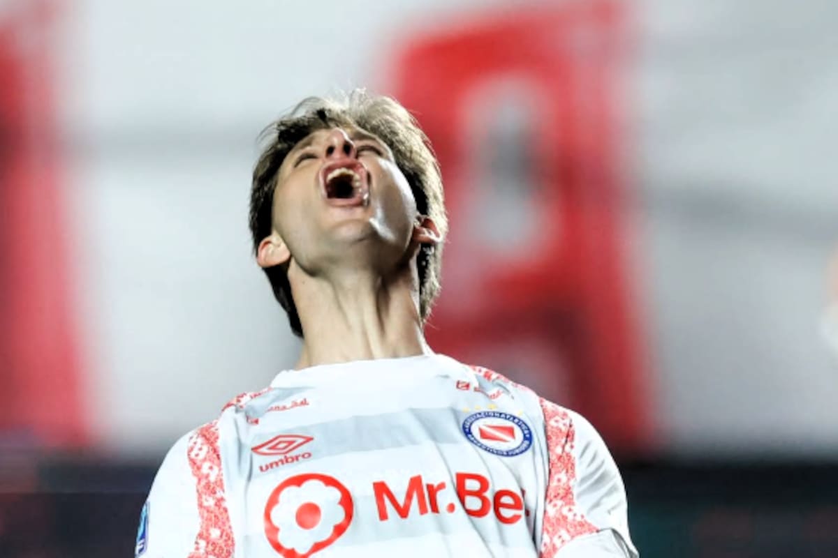El grito de gol de Matías Giménez en la victoria por 3 a 0 de Argentinos ante Estudiantes de Río Cuarto