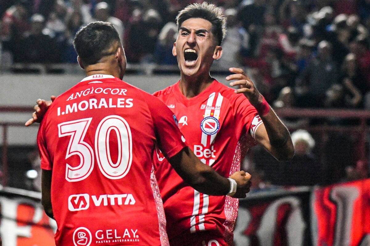 El grito de gol, el desahogo de Alan Lescano, que convirtió el penal para la victoria del Bicho
Foto: FOTOBAIRES
Fecha 12 Torneo Apertura Liga Profesional.