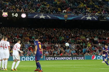 El grito número 100 de Messi en competiciones europeas