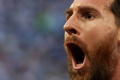 El grito y el desahogo de Messi Argentina Nigeria