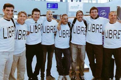 El grupo de rosarinos, antes de viajar a Nueva York