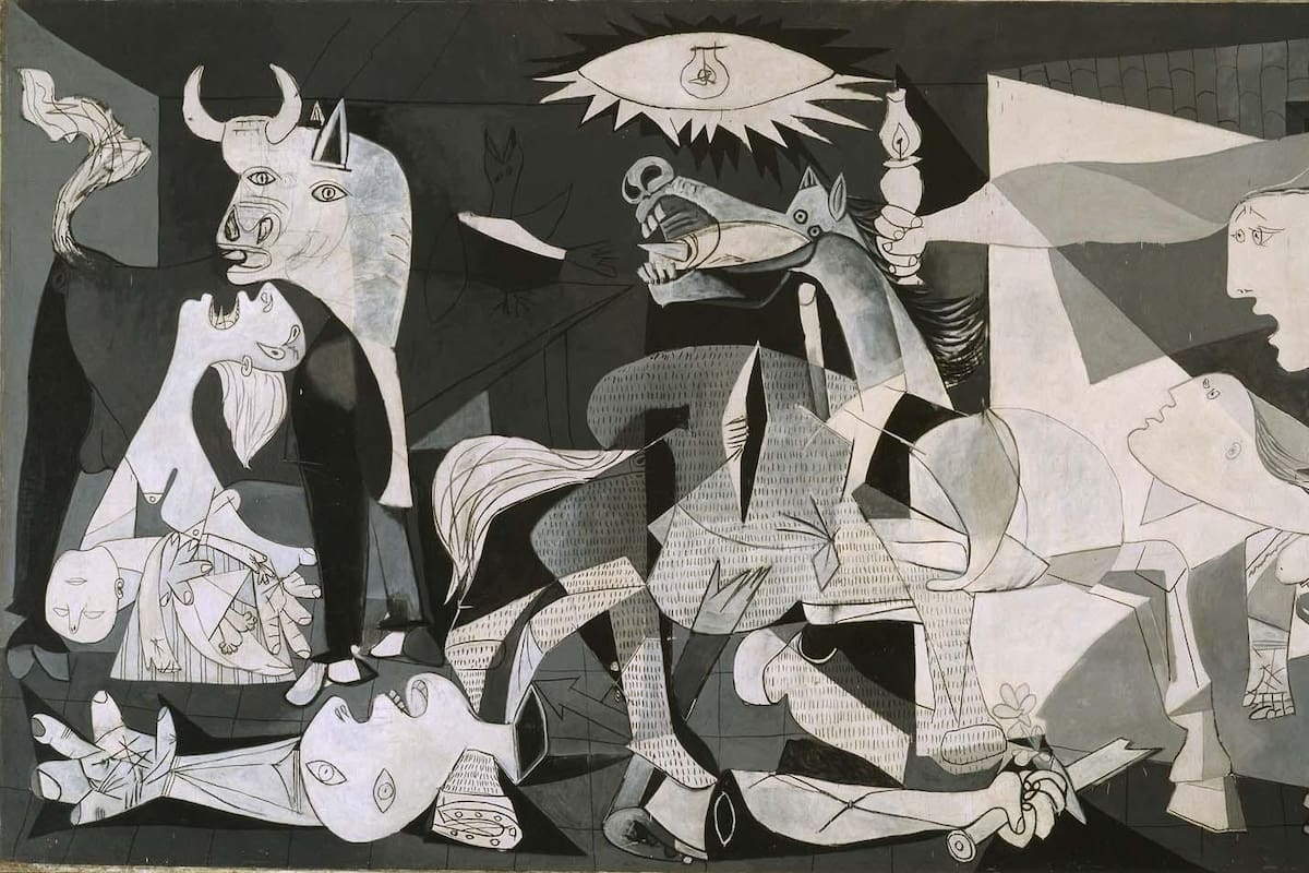 El Guernica es uno de los cuadros más importantes del mundo. Fuente: Wikipedia.
