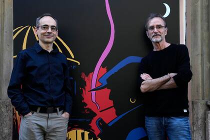 El guionista Juan Díaz Canales y el dibujante Rubén Pellejero, autores de la nueva aventura del Corto Maltés