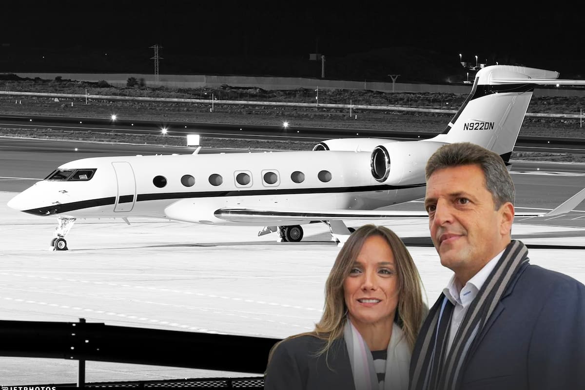 El Gulfstream de Francisco De Narváez en el que volaron Sergio Massa y Malena Galmarini al Caribe