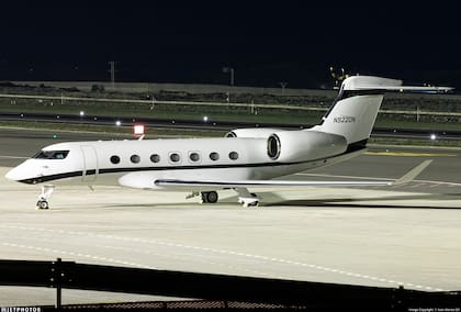 El Gulfstream de Francisco De Narváez utilizado para el viaje a Barbados