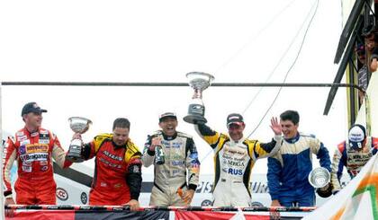 El Gurí festejó como piloto invitado