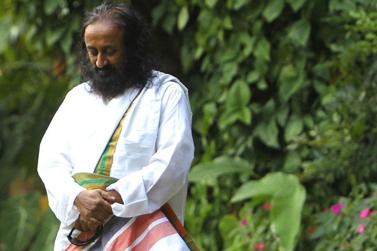 El gurú indio Sri Sri Ravi Shankar, de 63 años, creo en 1981 la fundación El Arte de Vivir