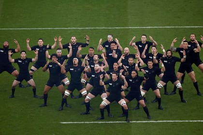 El haka de los All Blacks en Twickenham