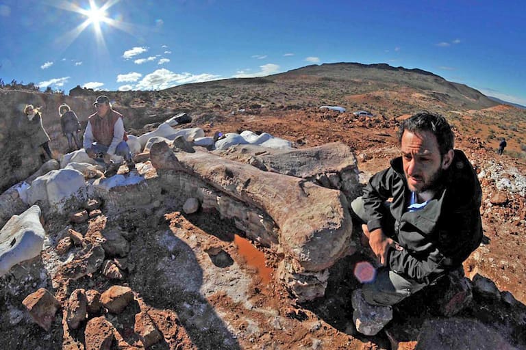 El hallazgo, con el equipo del MEF trabajando en el campo de la familia Mayo